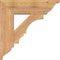 Ekena Millwork Balboa Traditional Smooth Bracket w/ Offset Brace, Western Red Cedar, 7 1/2"W x 24"D x 24"H BKT0806X24X24BOA01SWR - alternate 4